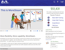 Tablet Screenshot of moresteam.com